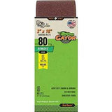 Gator 7032 Sanding Belt, 3 in W, 18 in L, 80 Grit, Medium, Aluminum Oxide Abrasive