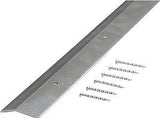 M-D 66092 Carpet Trim, 36 in L, 1.38 in W, Smooth Surface, Aluminum, Silver