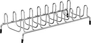 ClosetMaid 53482 Lid and Plate Organizer, 13-1/8 in L, 3-1/8 in W, 5-1/4 in H, Steel, Satin Chrome, Pack of 6