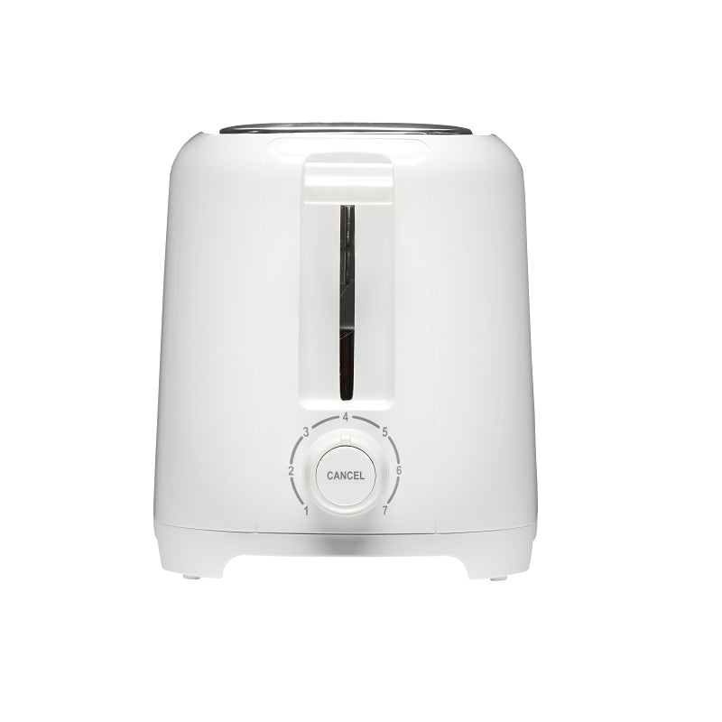 Proctor Silex 22216PS Wide Slot Toaster, 700 W, 2-Slice, Button Control, Plastic, White