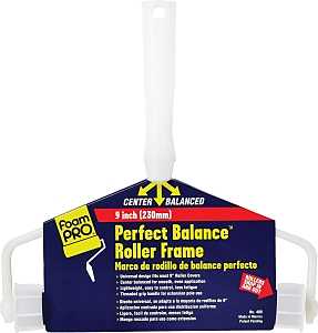 Foampro 409 Roller Frame, 9 in L Roller, Threaded Handle