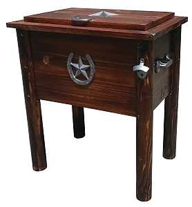 Leigh Country TX94012 Cooler, 54 qt Cooler, Wood