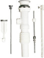 Plumb Pak PP812-70 Pop-Up Assembly, 1-1/4 in Connection, Slip-Joint, Plastic