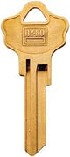 Hy-Ko 21200KW10BR Key Blank, Brass, For: Kwikset Cabinet, House Locks and Padlocks, Pack of 200