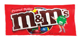 M&M's Peanut Butter Chocolate Candies 1.63 oz, Pack of 24
