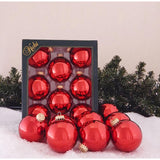 Christmas by Krebs Christmas Red Ball Ornament, Pack of 12
