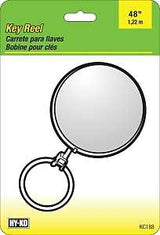 Hy-Ko KC188 Key Ring, 5-1/2 in L x 3-3/4 in W x 1/2 in H Dimensions, Chrome