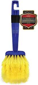 SM Arnold SELECT 25-610 Wheel and Bumper Brush, 2 in L Trim, 9-1/2 in OAL, Polypropylene Trim, Plastic Handle