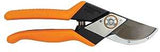 Fiskars 394951-1001 Pruner, 1 in Cutting Capacity, HCS Blade, Curved Blade, Cast Aluminum Handle, Soft Grip Handle