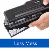 Swingline Light-Duty 10 Sheet Capacity 2 or 3 Hole Paper Punch Black