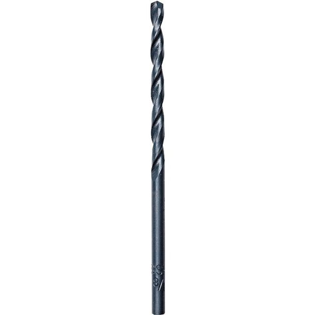 Milwaukee 48-89-2718 Jobber Drill Bit, 3/16 in Dia, 3-1/2 in OAL, Parabolic Flute, 3/16 in Dia Shank, Round Shank