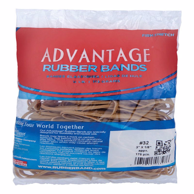 Alliance Rubber Advantage #32 Rubber Bands 175 pk