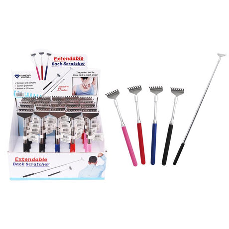 Diamond Visions Back Scratcher Metal/Rubber 1 pk, Pack of 25