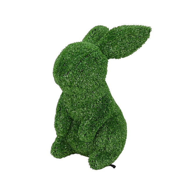 naturae decor LUS-RAB-13-DS Turf Topiary Rabbit, 13 in H