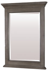 Craft + Main Brantley Series BAGM2432 Framed Mirror, Distressed Gray Frame, Rectangular, 24 in W, 32 in H, Wood Frame