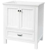 Craft + Main Brantley Series BAWV3022D Bathroom Vanity, 30 in W Cabinet, 21-1/2 in D Cabinet, 34 in H Cabinet, Wood