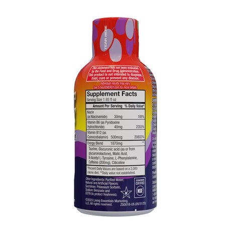 5-hour Energy Regular Strength Sugar Free Grape Energy Shot 1.93 oz, Pack of 12