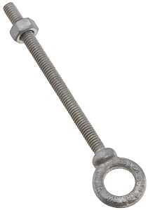 National Hardware N245-118 Eye Bolt, 5/16-18 Thread, 4-1/8 in L Thread, 5/8 in ID x 1-1/8 in OD Dia Eye