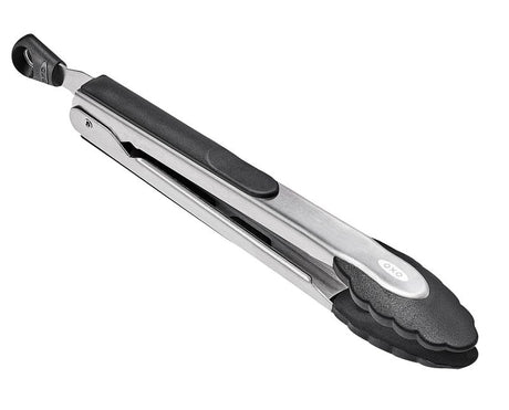 Good Grips 1054627V4 Serving Tongs, 9 in L, Stainless Steel