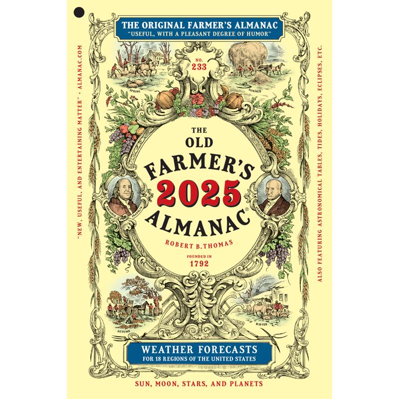 The Old Farmer's Almanac Yankee Publishing 2026 Almanac Reference Book, Pack of 24