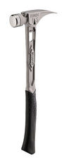 Stiletto TIBONE TIB15SC Smooth/Curved Hammer, 15 oz Head, Smooth, Straight Claw Head, Titanium Head, 17.34 in OAL