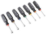 Vulcan SD-SET-4 Nut Driver Set, 7-Piece, Carbon Steel, Chrome, Black & Gray (Handle)