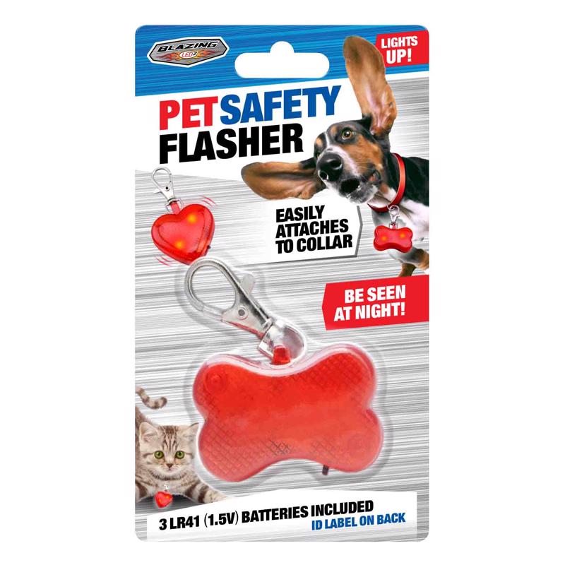 Blazing LEDz Pet Safety Flasher 1 pk, Pack of 24