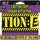Fun World 3 in. Caution Tape Halloween Decor, Pack of 24