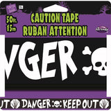Fun World 3 in. Caution Tape Halloween Decor, Pack of 24