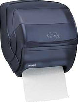 North American Paper T850TBK Towel Dispenser, 8-1/4 in W Roll, 8-1/2 in Dia Roll, Plastic