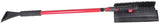 SubZero 5412PBT Pivoting Snow Broom, 8-1/2 in W Blade, 54 in OAL, Steel Handle