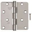 Ace 4 in. L Stainless Steel Residential Door Hinge 1 pk