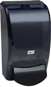 North American Paper 91106 Soap Dispenser, 1 L, ABS, Transparent Black