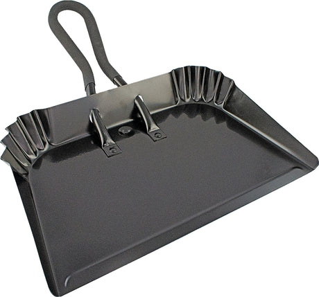 Simple Spaces DL-5006 Dustpan, 17-3/4 in L, 17 in W, Steel, Black