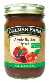 Dillman Farm All Natural Apple Butter Spread 13 oz Jar, Pack of 6