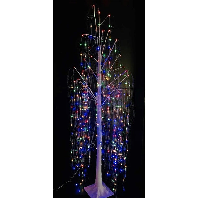 J Hofert 5334 Willow Tree, White, Multi Lights, 5 ft H, Pack of 4