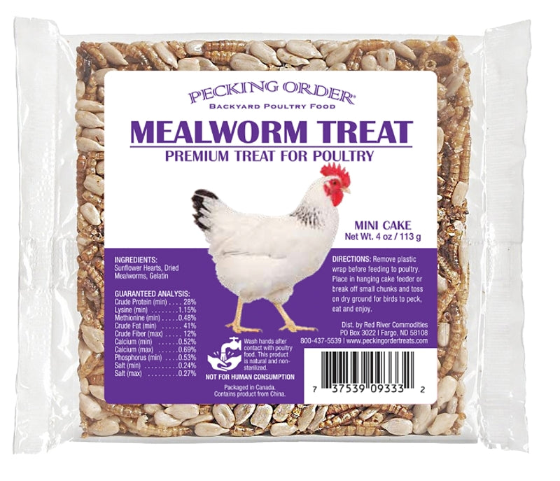 Pecking Order 009333-4 Treat Cake, 4 oz