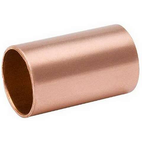 NIBCO 3/4 in. Solder X 3/4 in. D Solder Wrought Copper Coupling without Stop 1 pk, Pack of 50