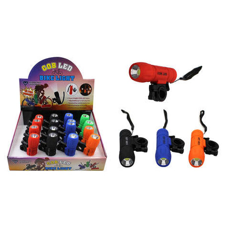 Diamond Visions Bicycle LED Flashlight Plastic 1 pk, Pack of 16