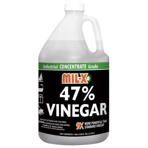 Harris MIL-X Original Scent Concentrated All Purpose Cleaning Vinegar Liquid 128 oz, Pack of 4