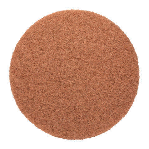 Gator 17 in. D Non-Woven Natural/Polyester Fiber Floor Pad Disc Tan, Pack of 5