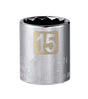 Craftsman 15 mm X 3/8 in. drive Metric 12 Point Standard Socket 1 pc