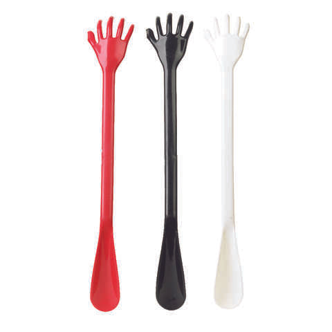 Diamond Visions Hand Shaped Shoe Horn Back Scratcher Plastic 1 pk, Pack of 24