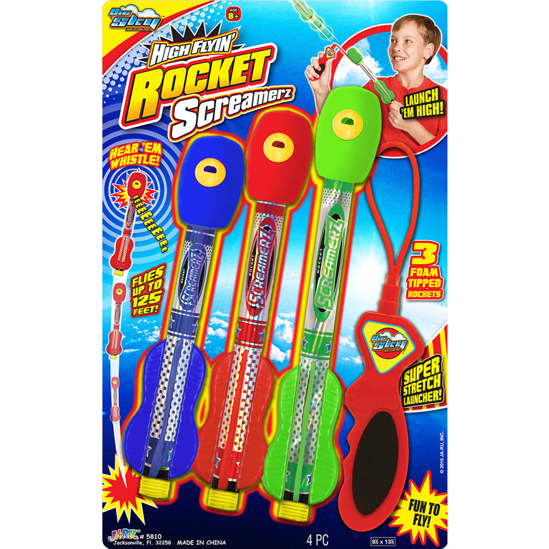 Ja-Ru Big Sky Rocket Screamerz 4 pc, Pack of 12