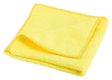 Simple Spaces OG003 Cleaning Cloth, 12 in L, 12 in W, Microfiber, Yellow, Pack of 12