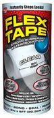 Flex Seal TFSCLRR0805 Repair Tape, 5 ft L, 8 in W, Clear