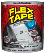 Flex Seal TFSGRYR0405 Repair Tape, 5 ft L, 4 in W, Gray