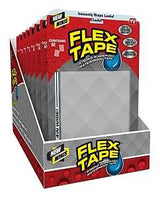 Flex Seal TFSCLRMINI Flex Tape, 4 in L, 3 in W, Clear