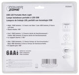 PowerZone OG002 Work Light, 1-Lamp, LED Lamp, 1500 Lumens, Black with Orange, Pack of 6