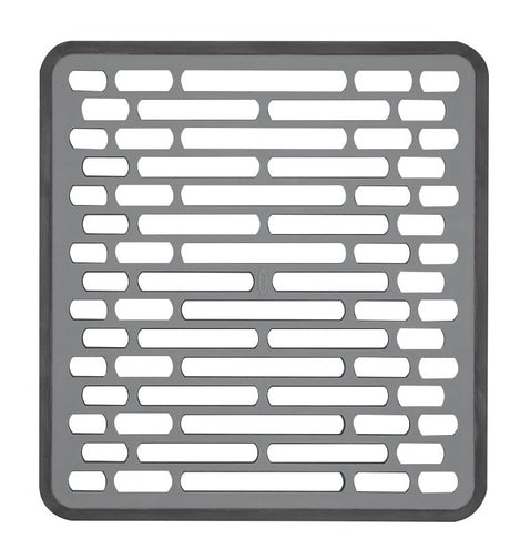 Good Grips 13190610 Sink Mat, 12-1/4 in L, 11-1/2 in W, 1/2 in Thick, Silicone, Gray